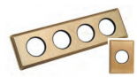 Fontini Venezia Metal Рамка одноместная с квадратным вырезом (39 821 53)