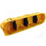 Монтажная коробка для сухих перегородок Legrand Batibox на 8 модулей (4 поста) [глубина - 40 мм]