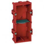 Монтажная коробка для кирпичных стен Legrand Batibox на 1 модуль (1/2 поста) [глубина - 40 мм]