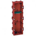 Монтажная коробка для кирпичных стен Legrand Batibox на 6 модулей (3 поста) [глубина - 40 мм]