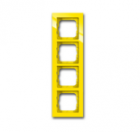 Рамка 4-постовая, серия axcent, цвет жёлтый