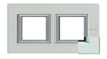 Axolute Рамка прямоугольная горизонтальная 2x2м, цвет серебро