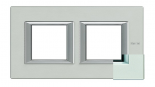 Axolute Рамка прямоугольнаяоуг 3x2м, цвет серебро