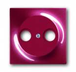Накладка (центральная плата) для TV-R розетки, серия impuls, цвет бордо/ежевика