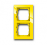 Рамка 2-постовая, серия axcent, цвет жёлтый