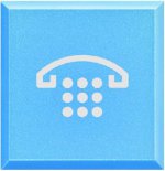 Axolute Сменные клавиши с символами для кнопок с подсветкой HC-HS-4038LA/Телефон