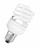 Лампа энергосберегающая Osram Dulux Mini Twist 20W/827 теплый белый Е27