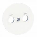Накладка R-TV/SAT Schneider Electric Odace белая