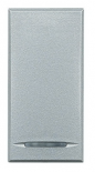 Axolute Переключатель промежуточный 1Р 16 А 250 В~ цвет алюминий