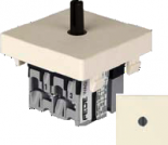 FEDE Бежевый Выключатель поворотный на 2 цепи (аналог 2-х клавишного выключателя) 2 мод (FD03140-A)