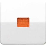 JUNG CD 500/CD plusСветло-серый Клавиша 1-я с/п с оранжевой линзой  (CD590KOLG)