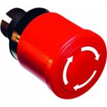 Кнопка MPMT3-10R ГРИБОК красная (только корпус) с усиленной фикс ацией 40мм отпускание поворотом