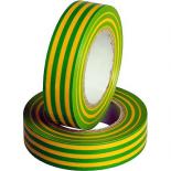 Изолента общего применения желто-зеленая IEK 0,13х15мм (10 метров)