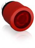 Кнопка MPMT3-11R ГРИБОК красная (только корпус) с подсветкой с у силенной фиксацией 40мм отпускание